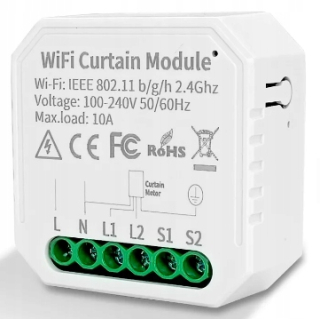 Smart home ovládač - Ovládač TeoPol Inteligentný modul ovládania roliet WiFi